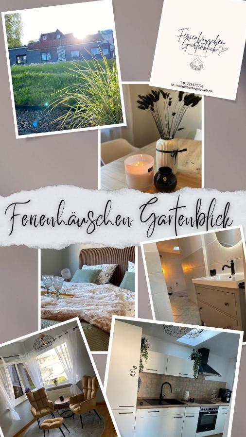 Ferienhaeuschen Gartenblick 프리에드리치로다 외부 사진